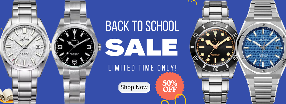 Grab Your Cronos Watch for the Best Back to School Deals!