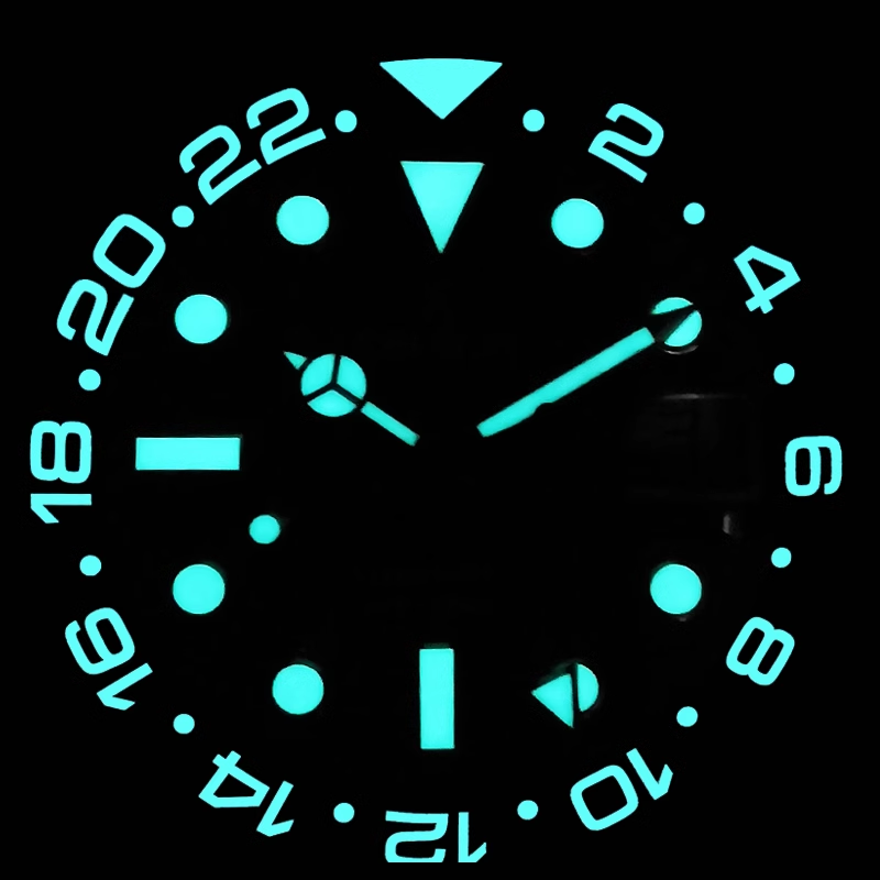 ★★US Warehouse★★Cronos NH34 GMT Automatic Men Watch L6020M