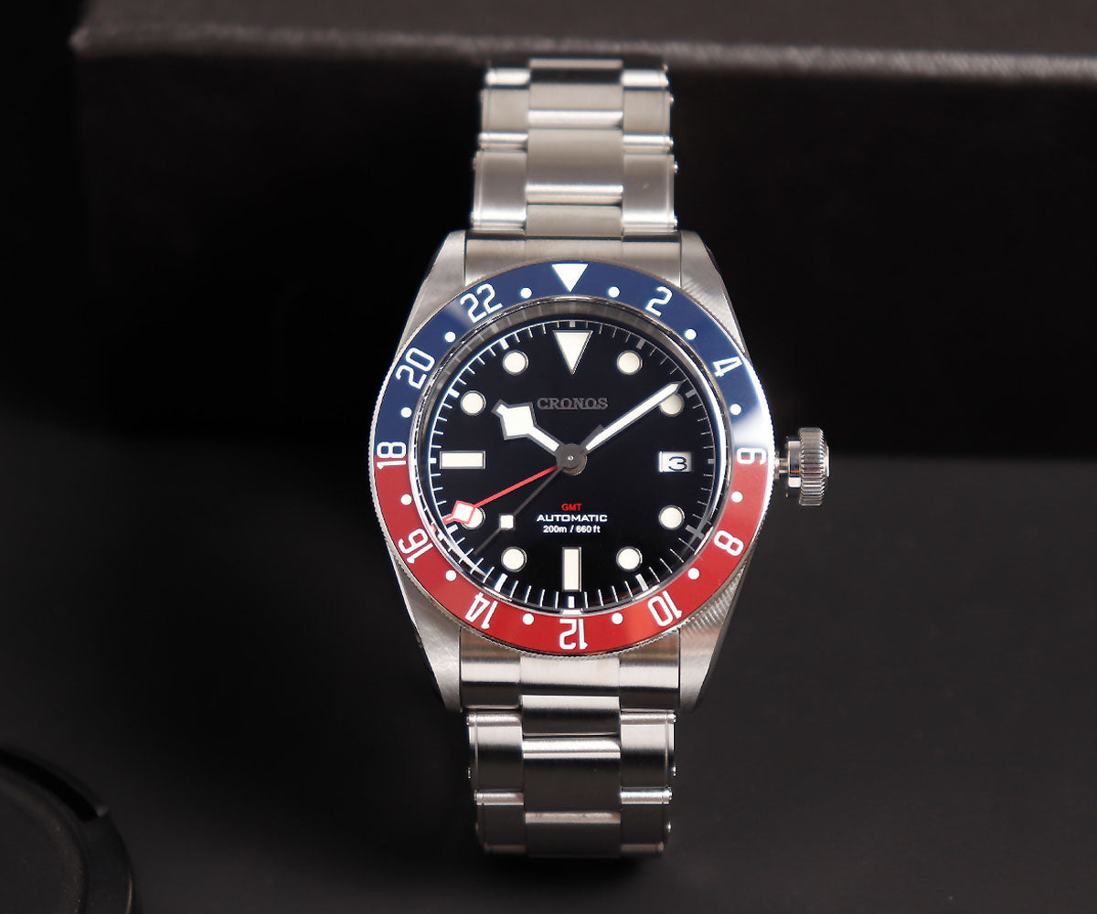 Cronos NH34 GMT Automatic Men Watch L6021