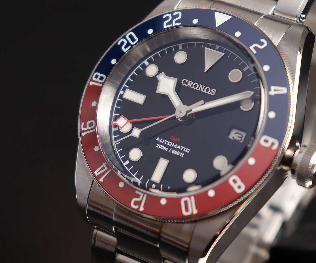 Cronos NH34 GMT Automatic Men Watch L6021