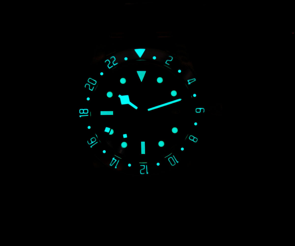 Cronos NH34 GMT Automatic Men Watch L6021