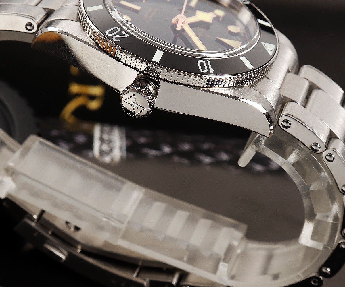 Cronos 37mm BB54 Vintage Diver Automatic Watches L6024 V3