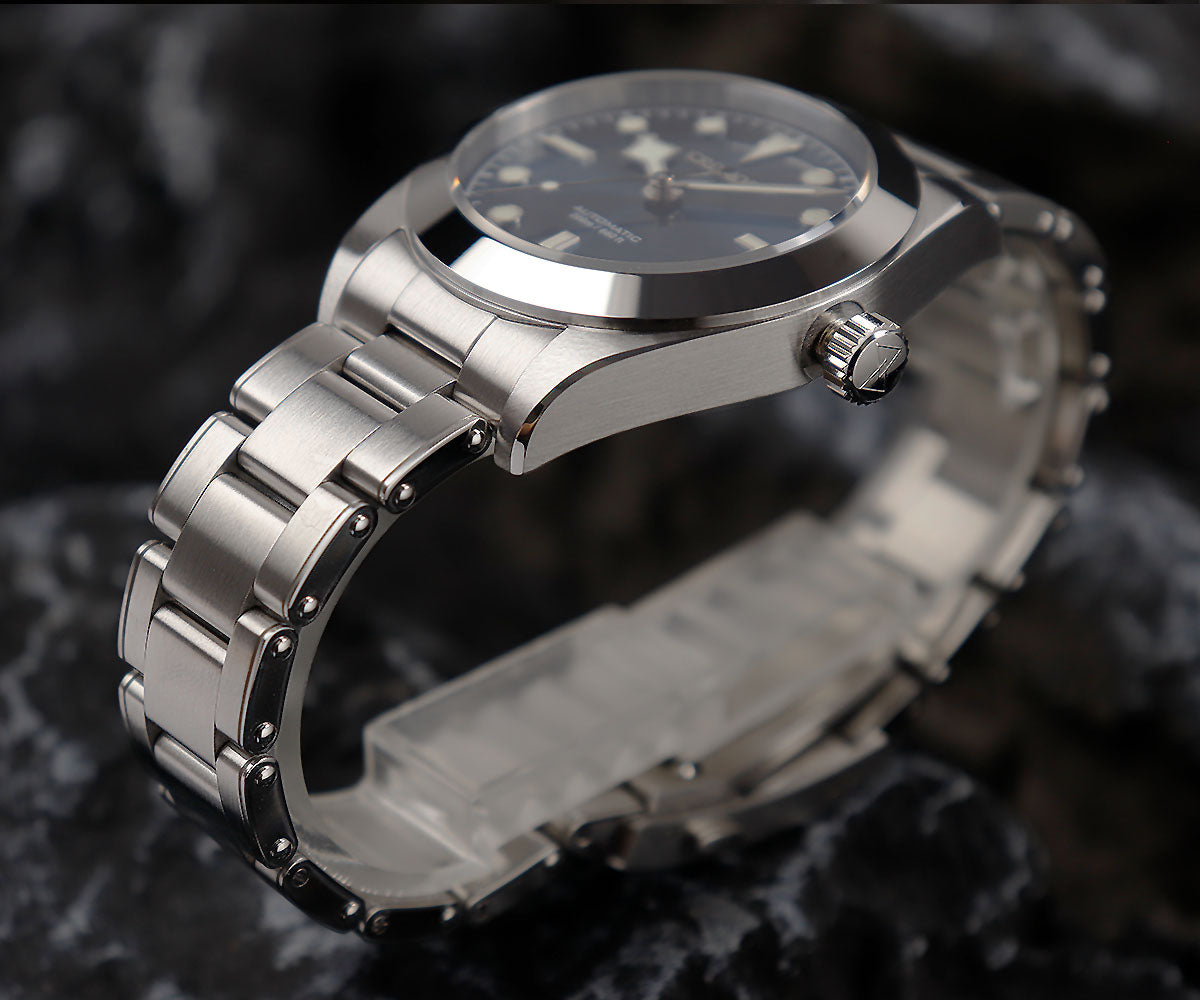 Cronos BB39 PT5000/SW200 Snowflake Automatic Watch L6026-Riveted bracelet