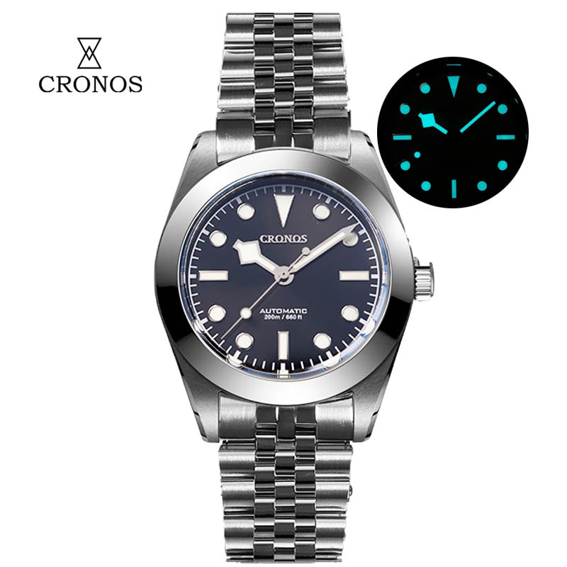 Cronos BB39 PT5000/SW200 Snowflake Automatic Watch L6026-Jubilee Bracelet