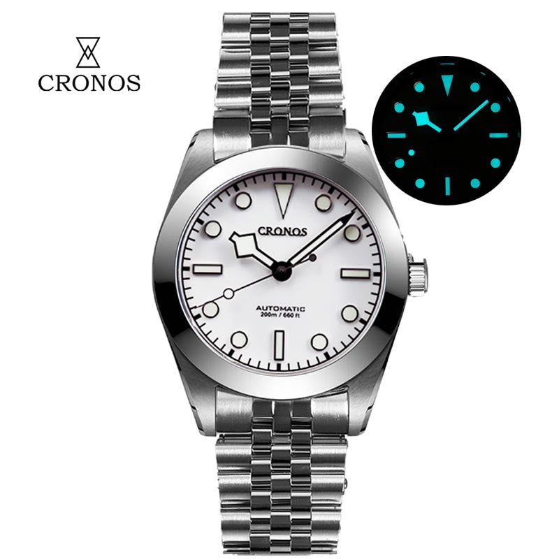 Cronos BB39 PT5000/SW200 Snowflake Automatic Watch L6026-Jubilee Bracelet