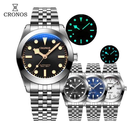 Cronos BB39 PT5000/SW200 Snowflake Automatic Watch L6026-Jubilee Bracelet