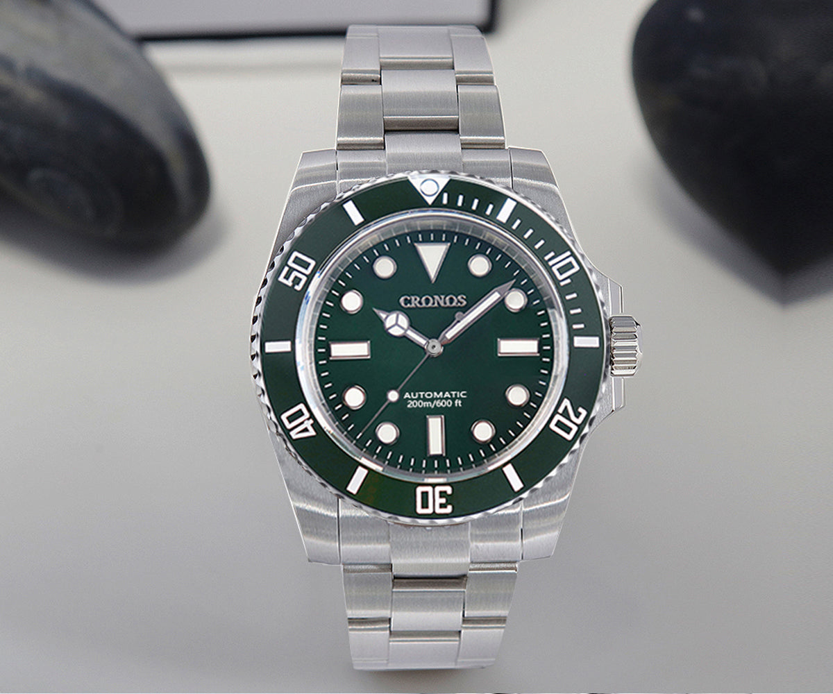 Cronos No Date PT5000 Sub Diver Watch L6005