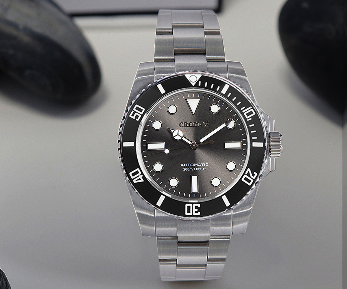 Cronos No Date PT5000 Sub Diver Watch L6005