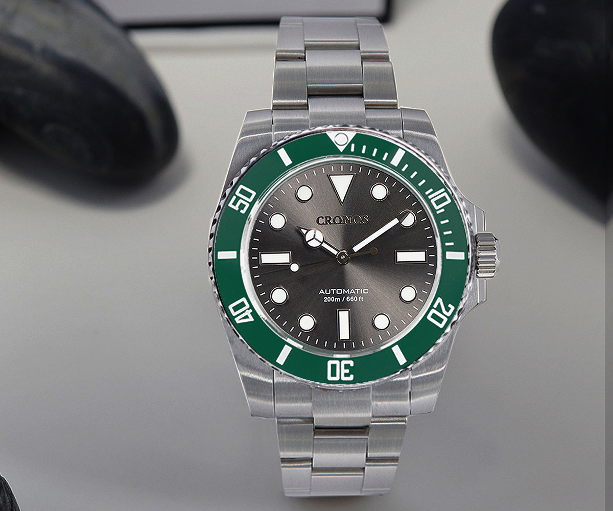 Cronos No Date PT5000 Sub Diver Watch L6005