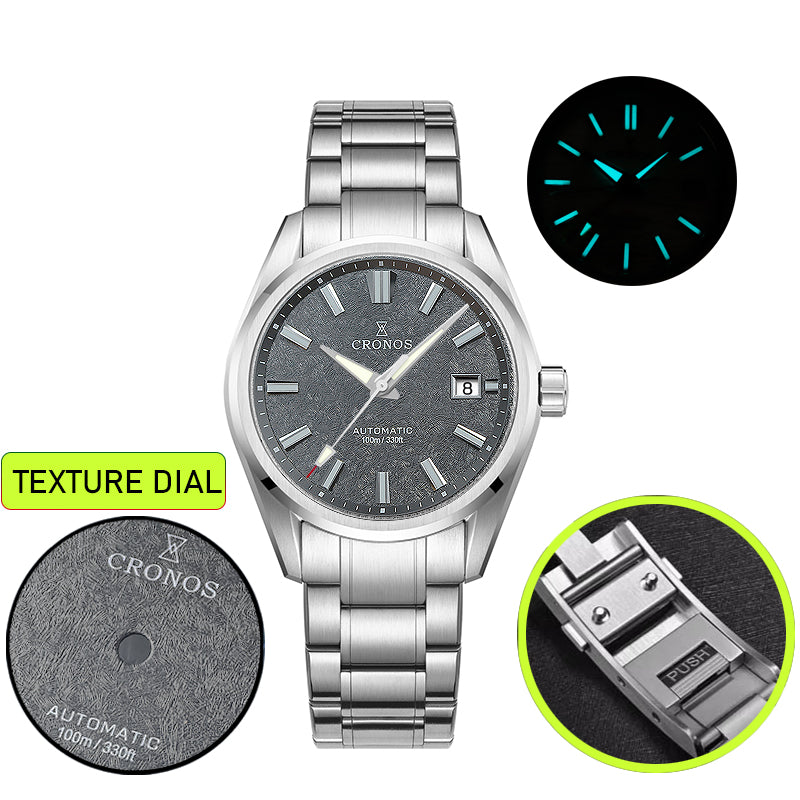 Cronos Men Watch 39mm Automatic Watches L6040M