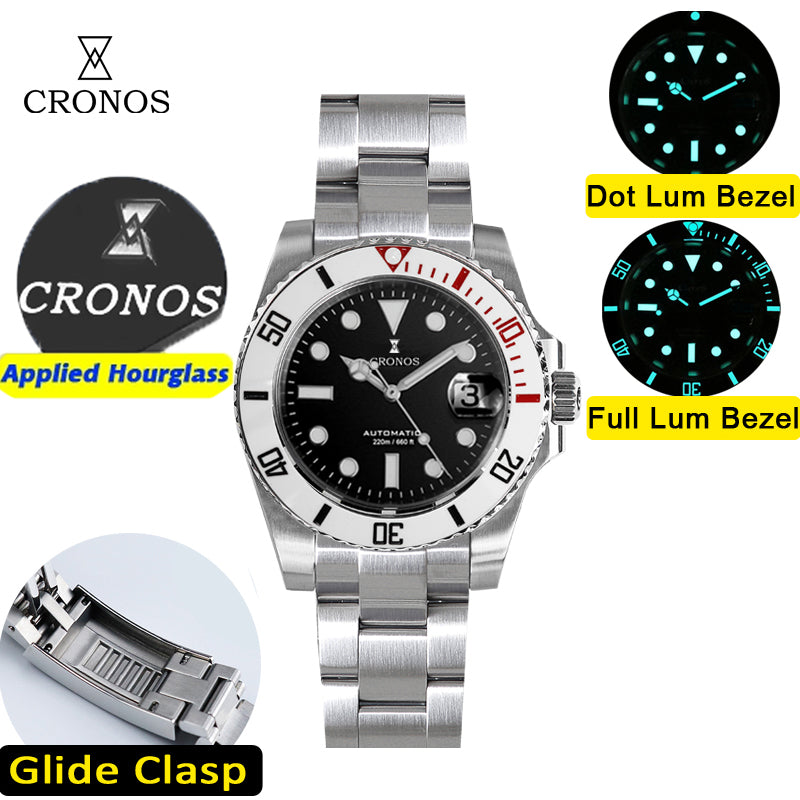 Cronos New 40mm Miyota9015 Diver Men Watches L6045