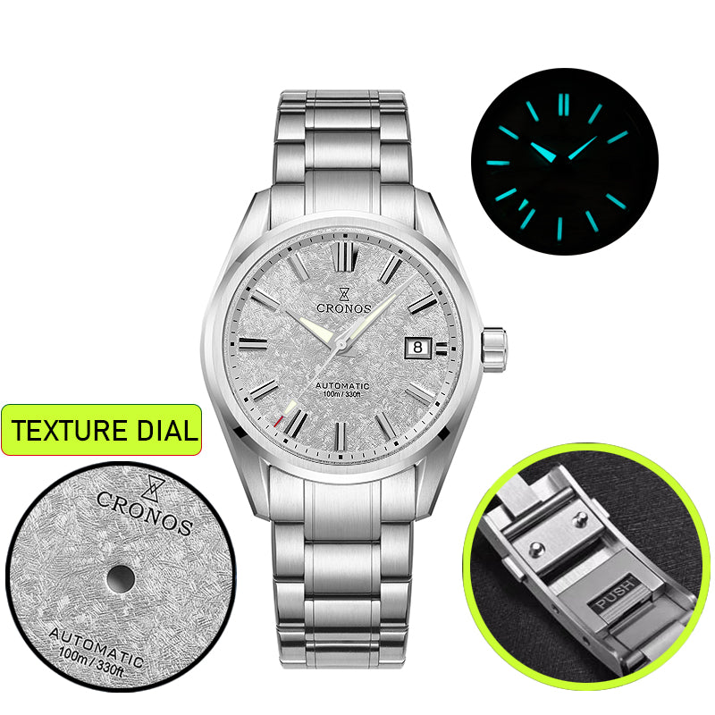 Cronos Men Watch 39mm Automatic Watches L6040M