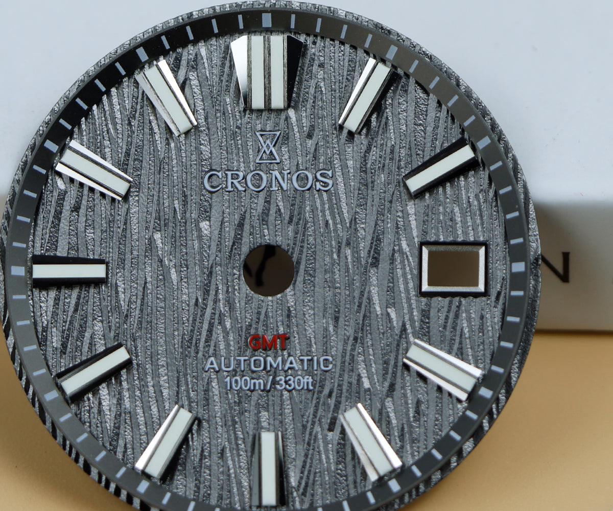 Cronos 39mm GMT NH34 Mechanical Men Watch L6029 V2