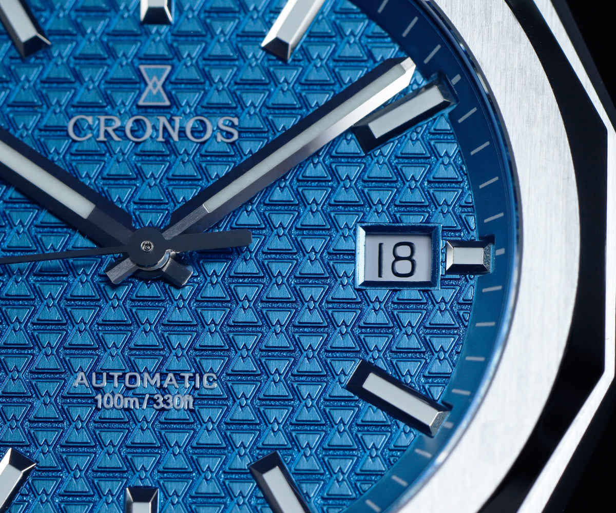Cronos 39mm Hourglass Dial PT5000 Men Watch L6028 V2