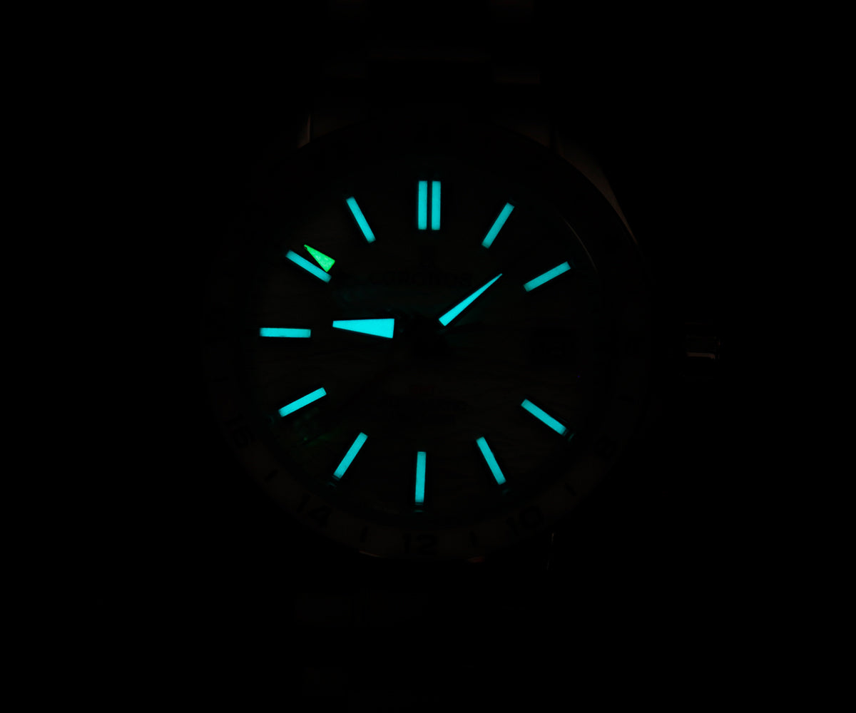 Cronos 39mm GMT NH34 Mechanical Men Watch L6029 V2
