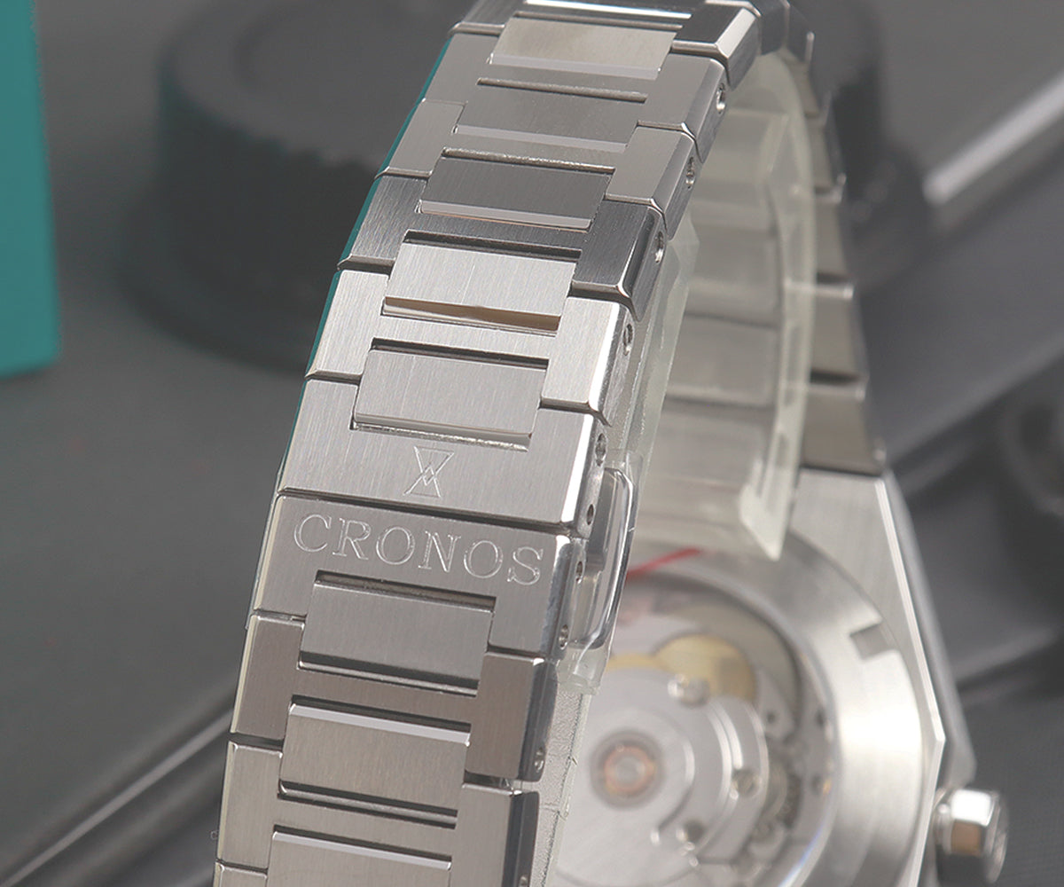 Cronos 39mm Hourglass Dial PT5000 Men Watch L6028 V2