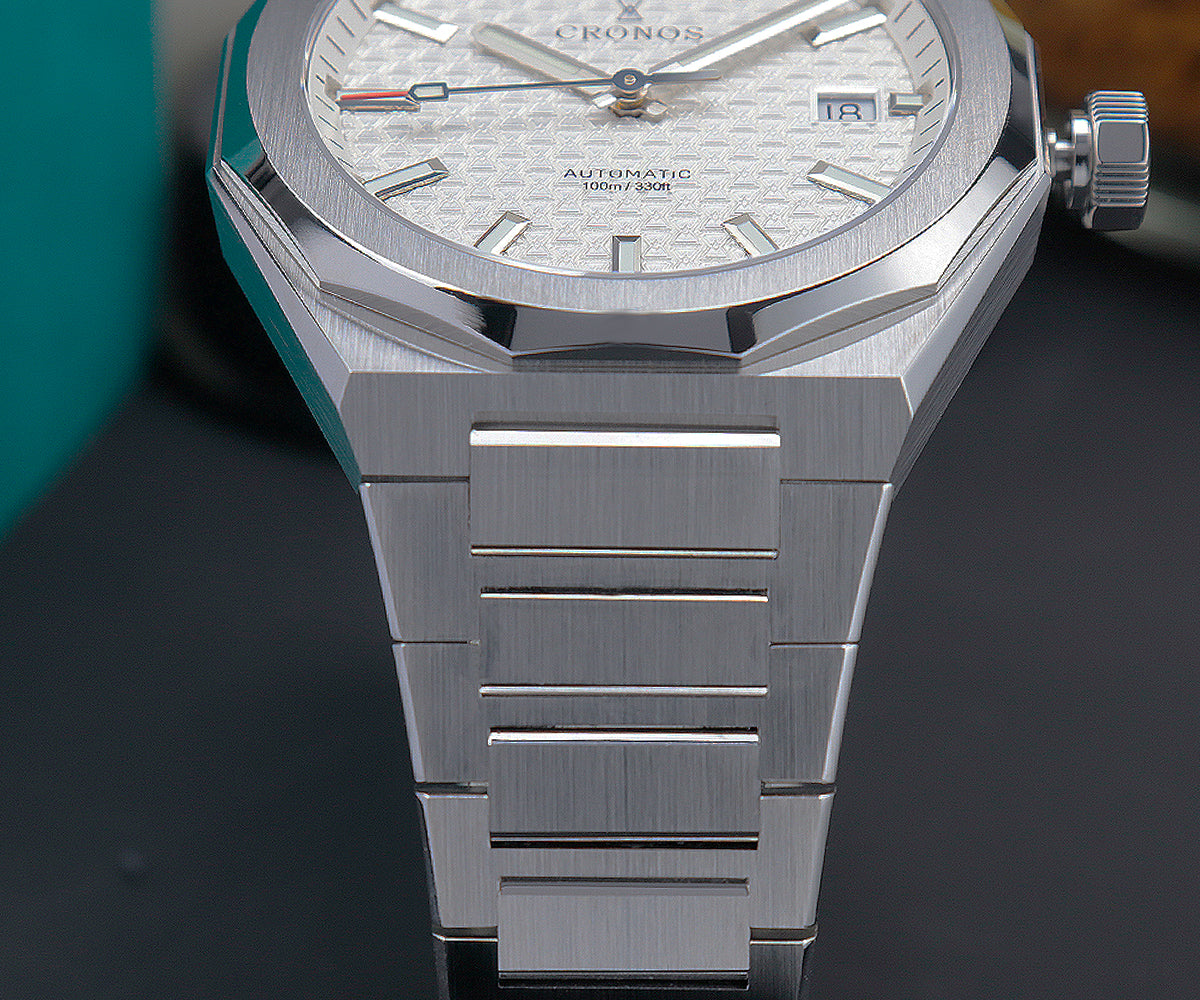 Cronos 39mm Hourglass Dial PT5000 Men Watch L6028 V2