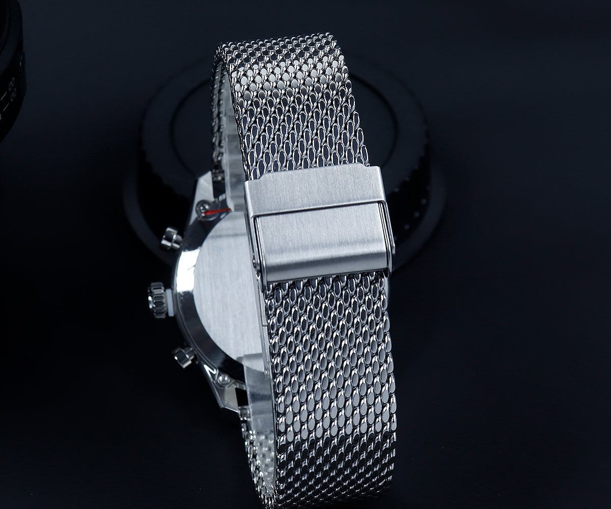 Cronos 38.5mm Chronograph Quartz Men Watch L6035