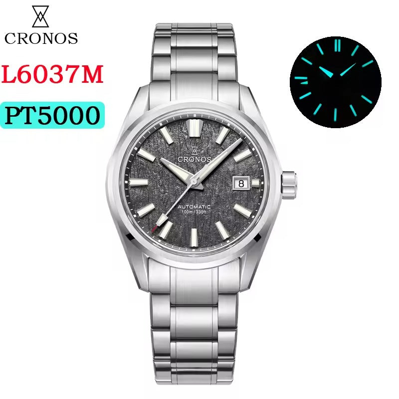 ★★US Warehouse★★Cronos Men Watch 39mm Automatic Watches L6037M