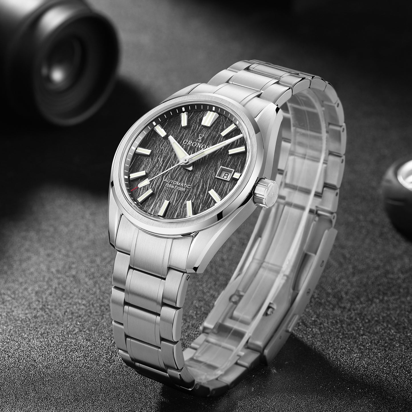 ★★US Warehouse★★Cronos Men Watch 39mm Automatic Watches L6037M