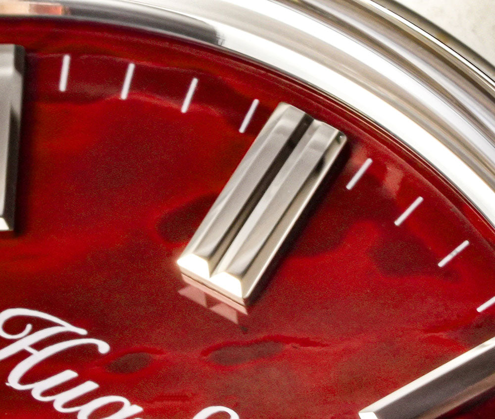 HUASUO 39mm NH35 Men's Handmade Lacquer Dial Watches
