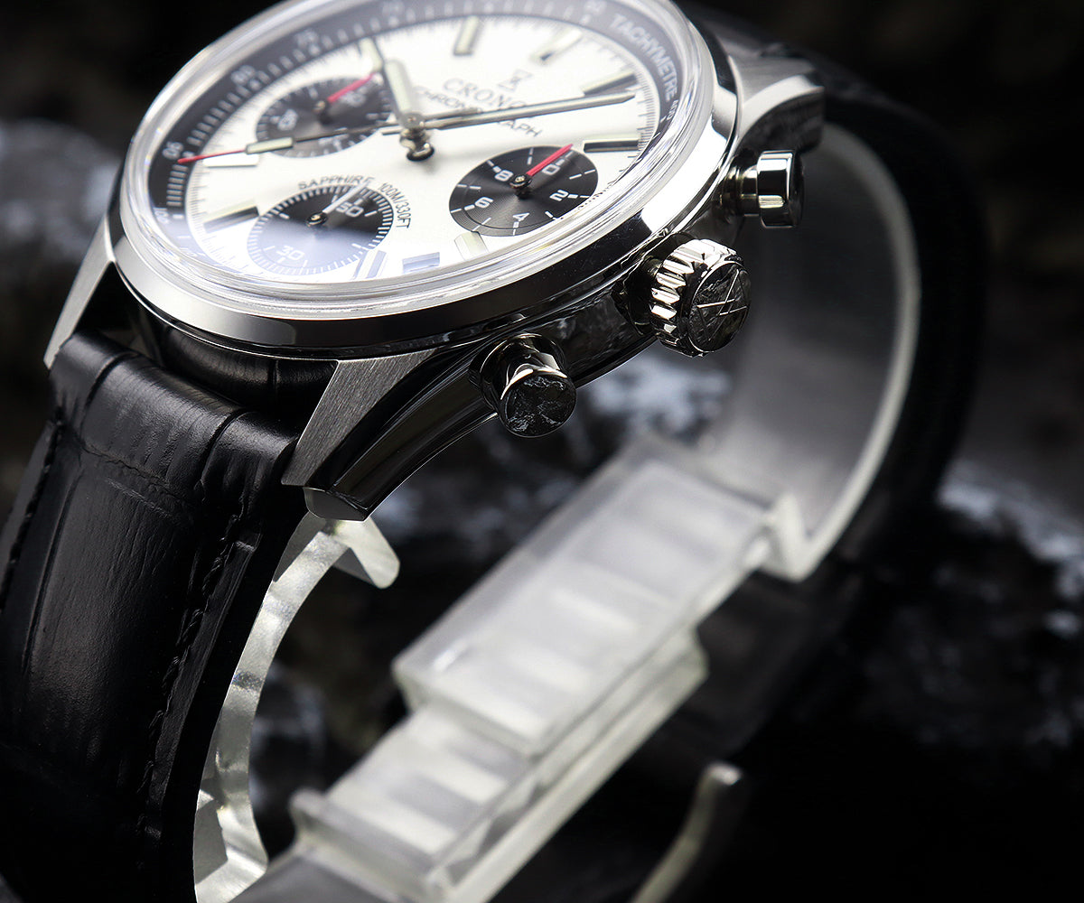 Cronos 38.5mm Chronograph Quartz Men Watch L6035