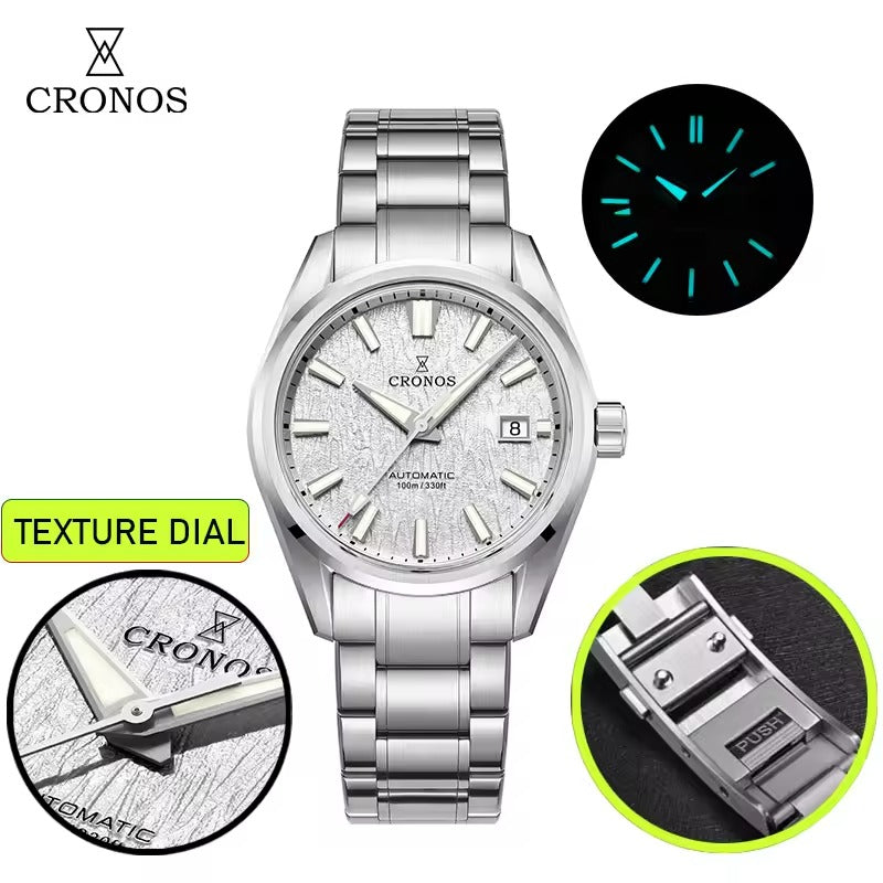★★US Warehouse★★Cronos Men Watch 39mm Automatic Watches L6037M