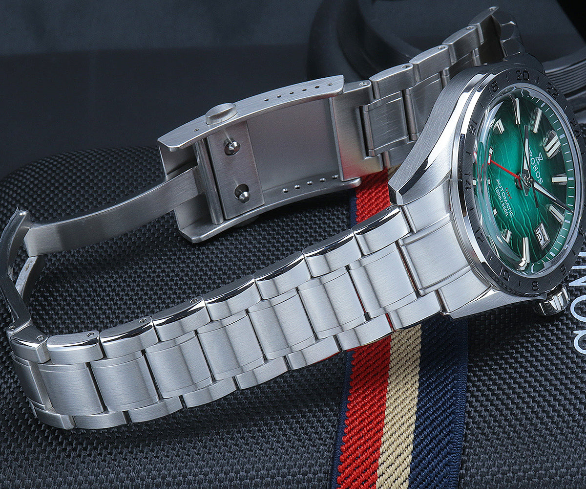 Cronos 39mm GS GMT NH34 Mechanical Men Watch L6029