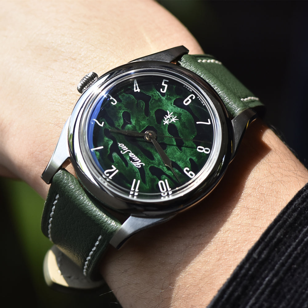 HuaSuo 38mm Lacquered Dial PT5000 Automatic Watch