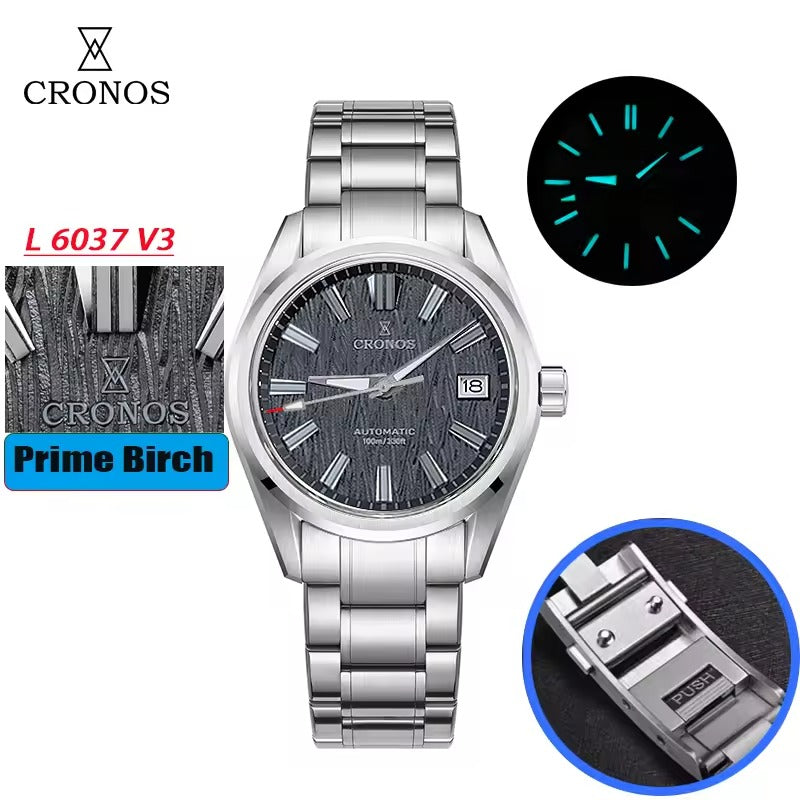 Cronos Men Watch 39mm Automatic Watches L6037M