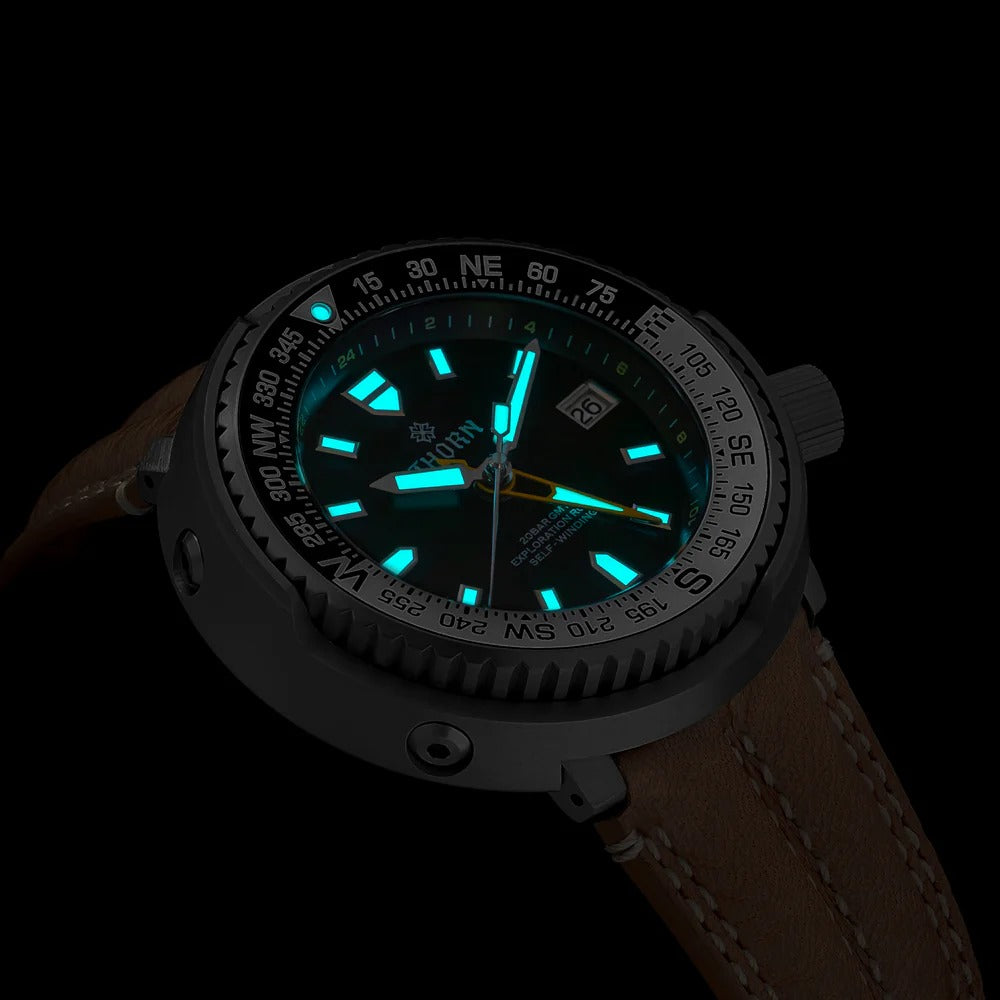 Thorn T012 Titanium NH34 GMT Diver Watch