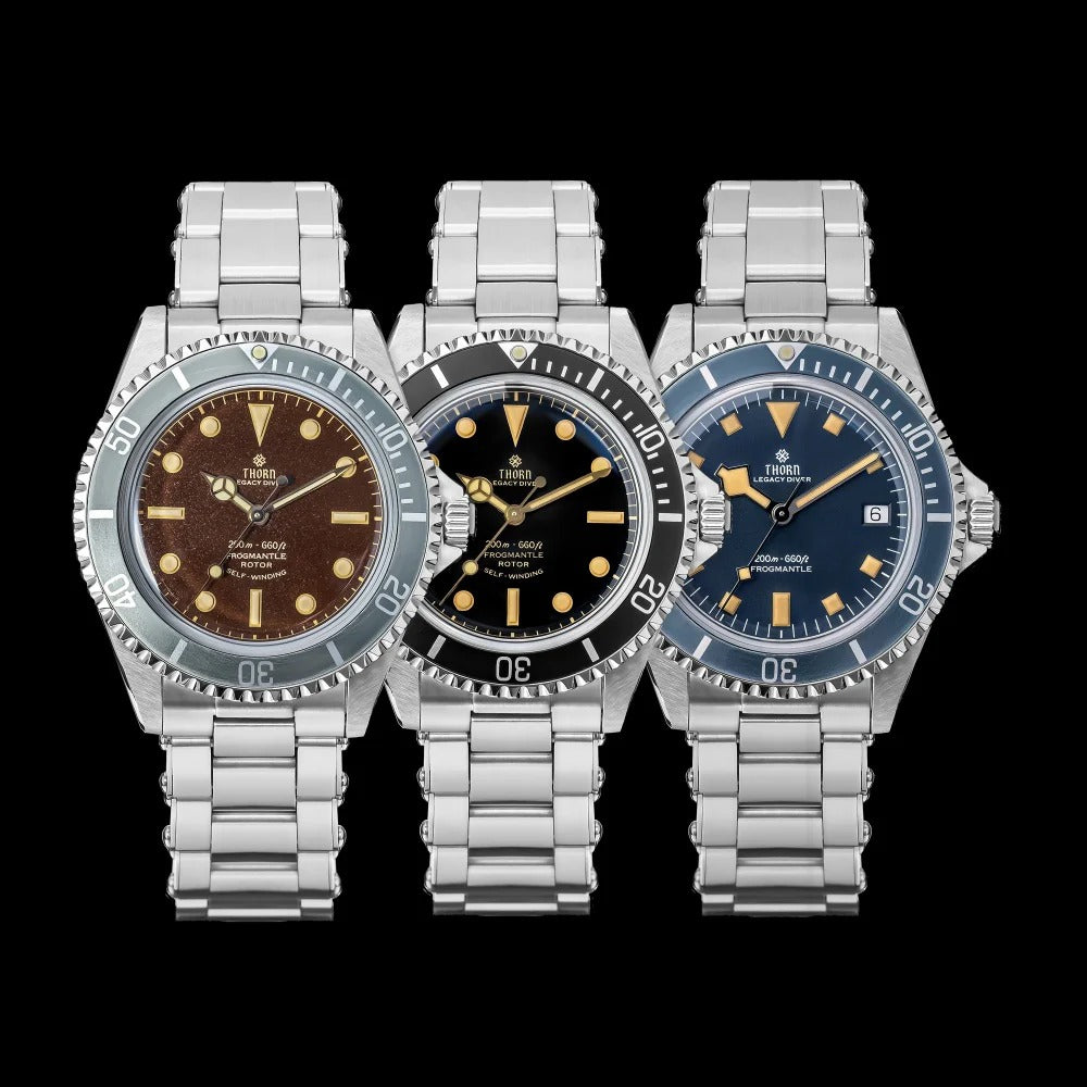 Thorn T023 40mm Vintage Sub Diver Watch V2 – Cronos Watch Store