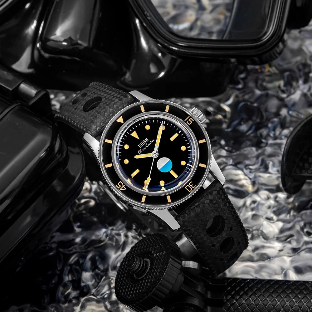 Thorn 38mm Titanium 50-Fathoms Dive Watch