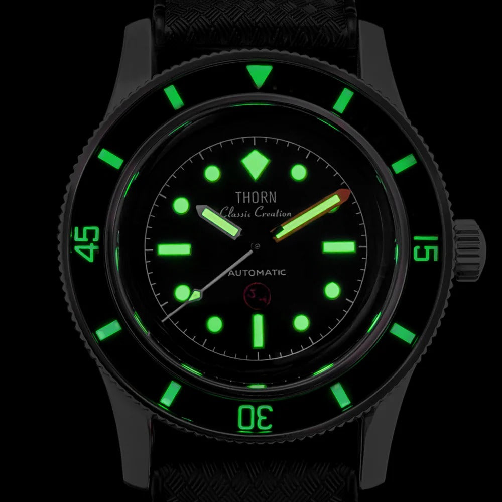 Thorn 38mm Titanium 50-Fathoms Dive Watch