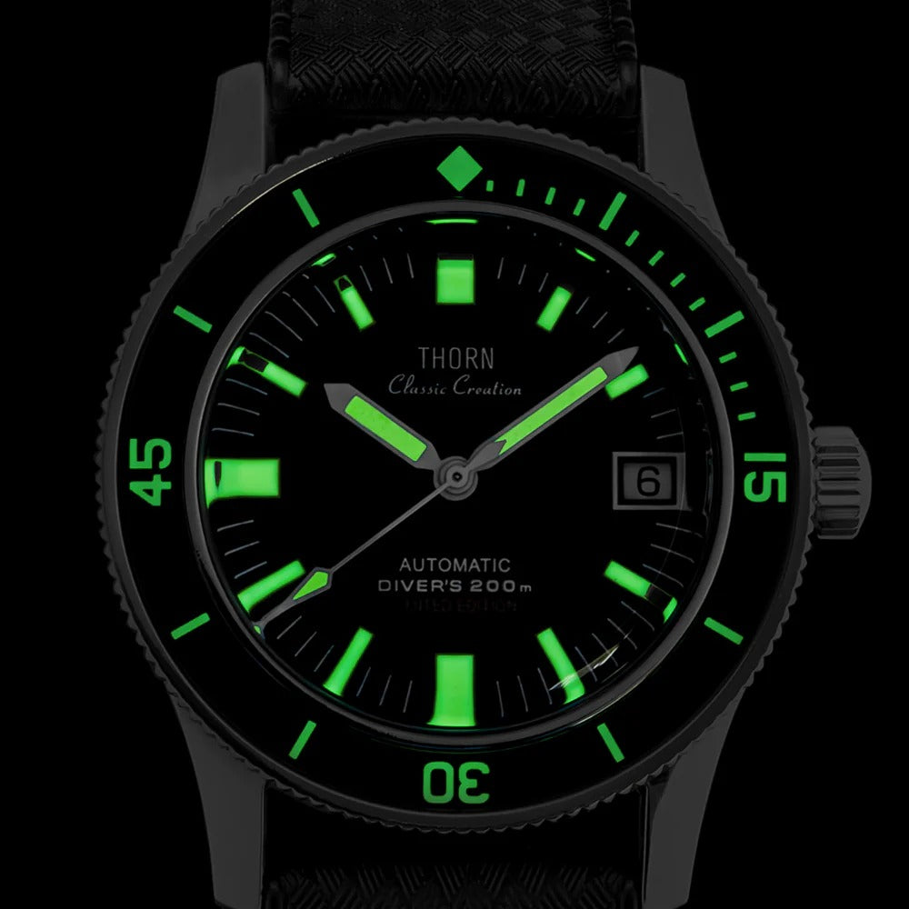 Thorn 38mm Titanium 50-Fathoms Dive Watch