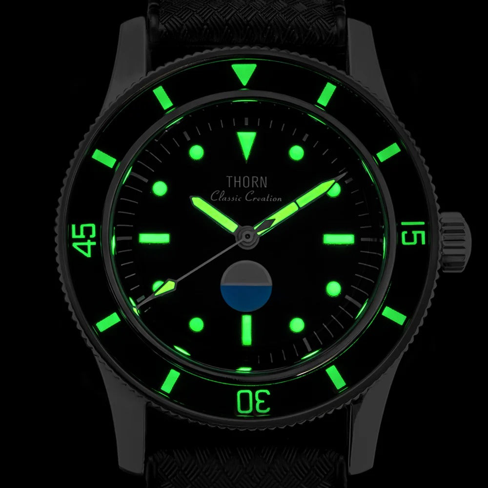 Thorn 38mm Titanium 50-Fathoms Dive Watch