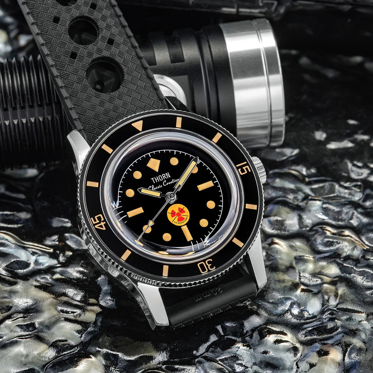 Thorn 38mm Titanium 50-Fathoms Dive Watch