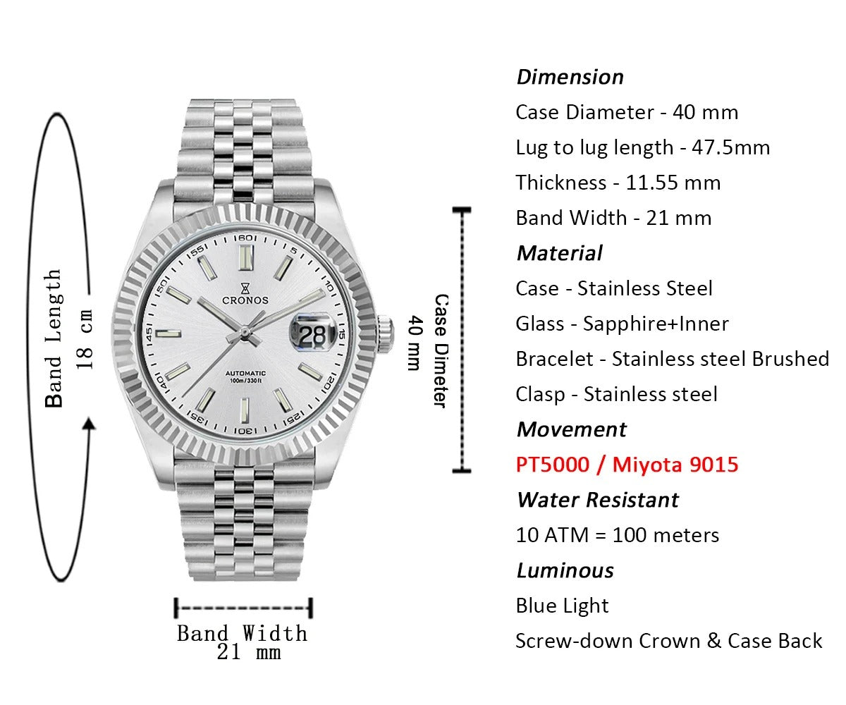 Cronos DJ Homage Sub Diver Watches L6046M