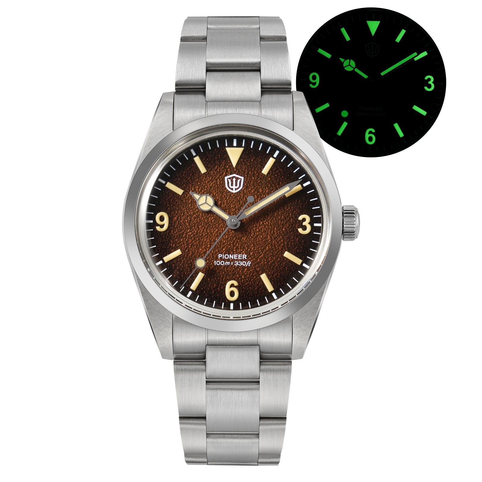 Watchdives WD1016 37mm VH31 Explore Men Watch V3 – Cronos Watch Store