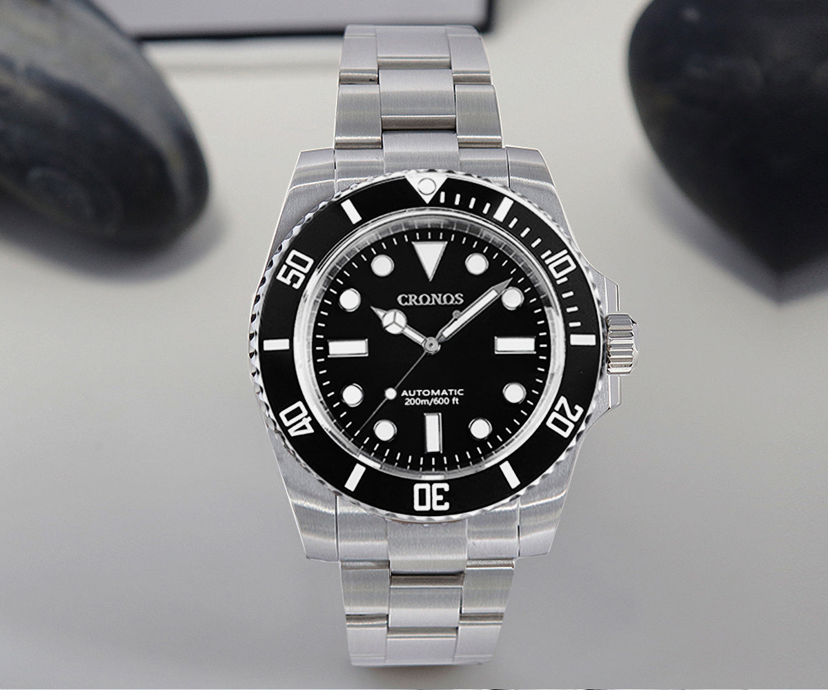 Cronos No Date NH35 Sub Diver Watch L6015