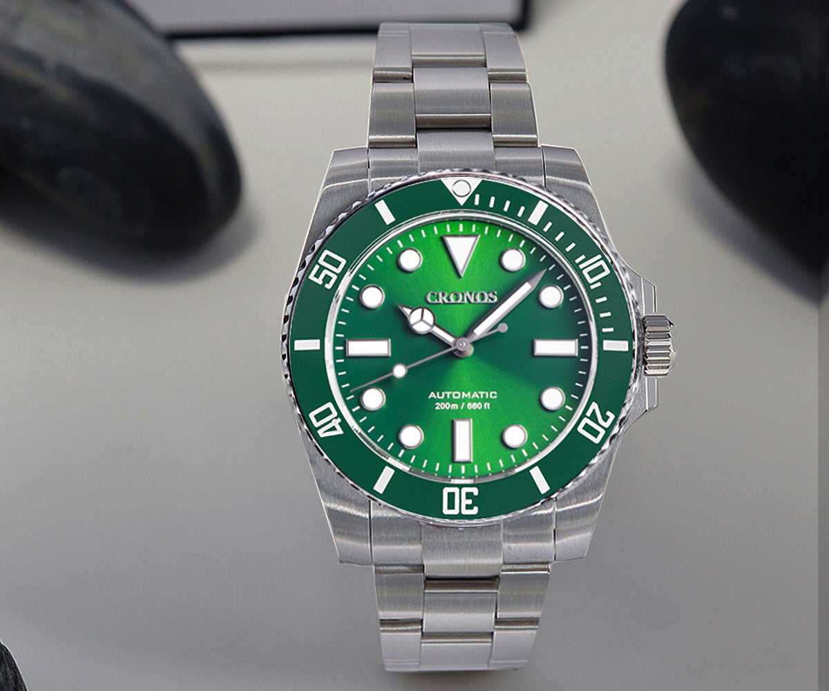 Cronos No Date NH35 Sub Diver Watch L6015