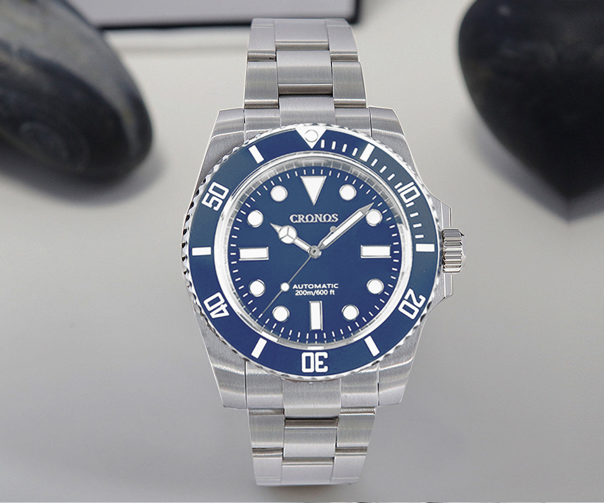 Cronos No Date NH35 Sub Diver Watch L6015