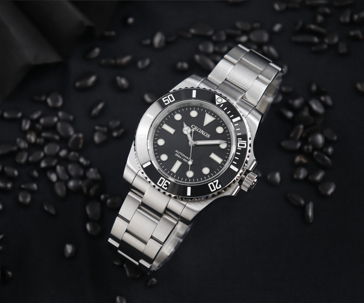 Cronos No Date NH35 Sub Diver Watch L6015