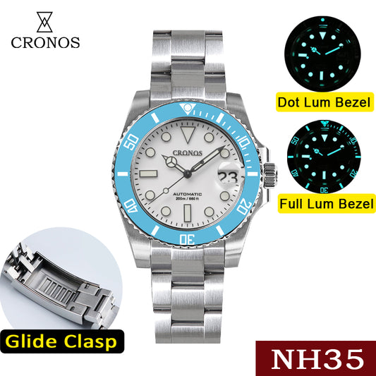 Cronos 2.5x Water Ghost NH35 Dive Watch L6015
