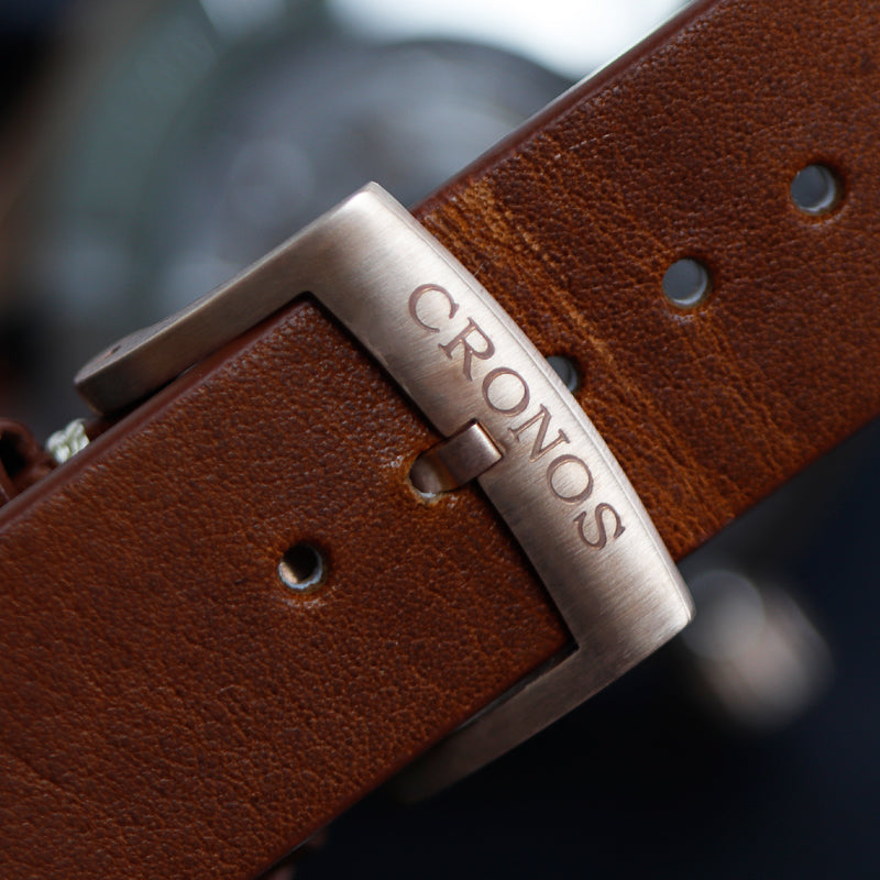 Cronos Men Bronze CuSn8 Automatic PT5000 Watch L6003