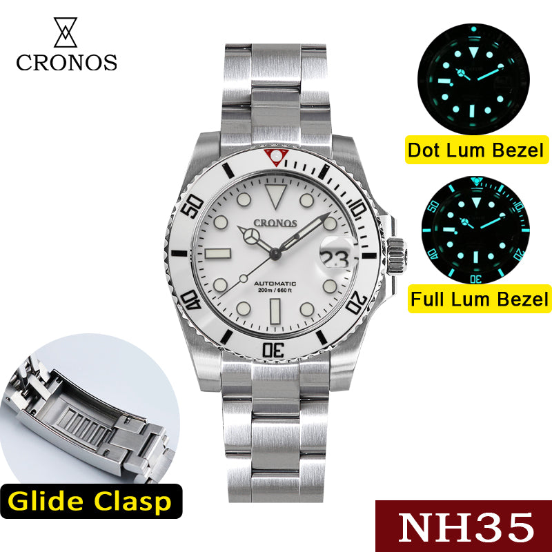 Cronos 2.5x Water Ghost NH35 Dive Watch L6015