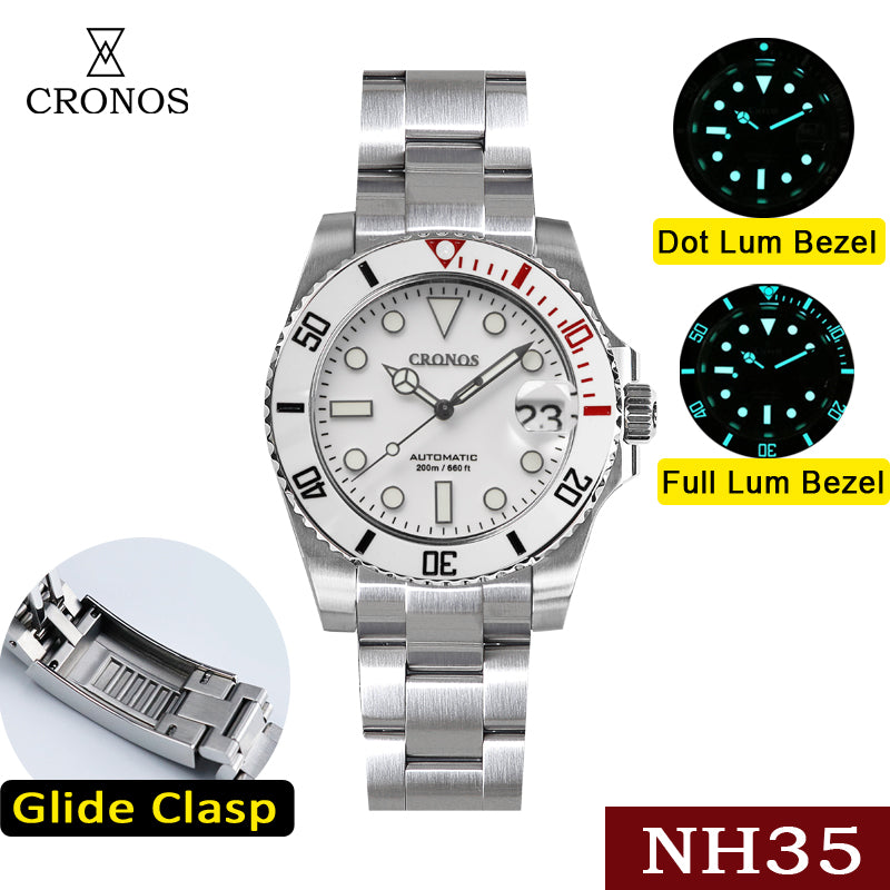 Cronos 2.5x Water Ghost NH35 Dive Watch L6015
