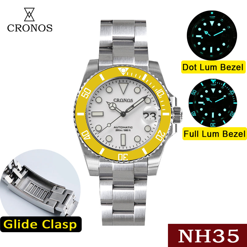 Cronos 2.5x Water Ghost NH35 Dive Watch L6015