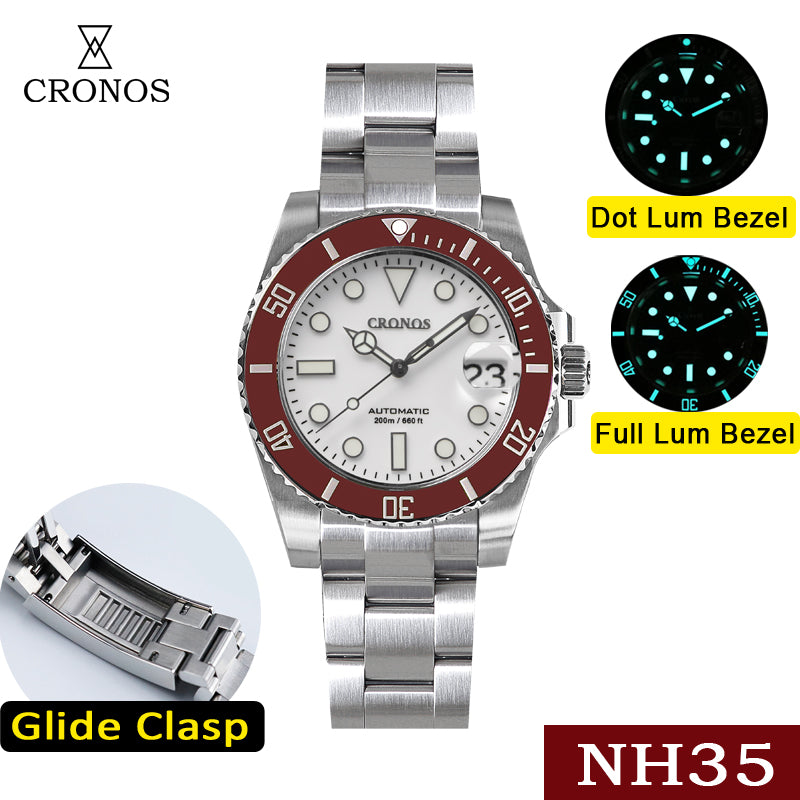 Cronos 2.5x Water Ghost NH35 Dive Watch L6015