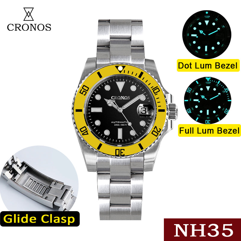 Cronos 2.5x Water Ghost NH35 Dive Watch L6015